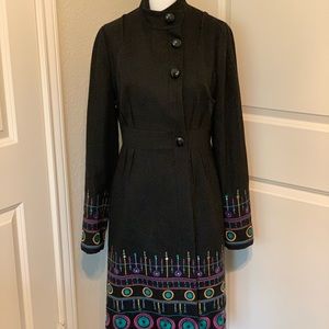 🌻Plenty | Tracy Reese | Embroidered Coat🌻